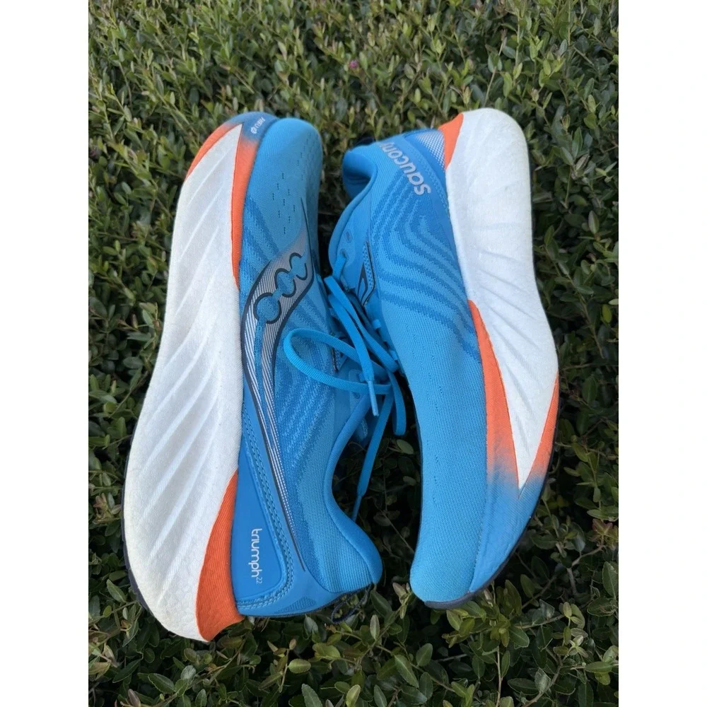 Saucony Men's Triumph 22 Viziblue/Pepper Running Shoes S20965-217 Size 14‎